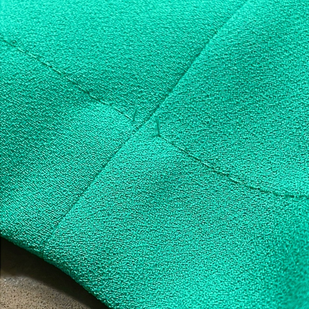 J. Crew Green Faux Wrap Top Size 6 - Picture 12 of 13